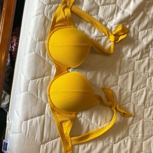 Golden Yellow Bikini Top